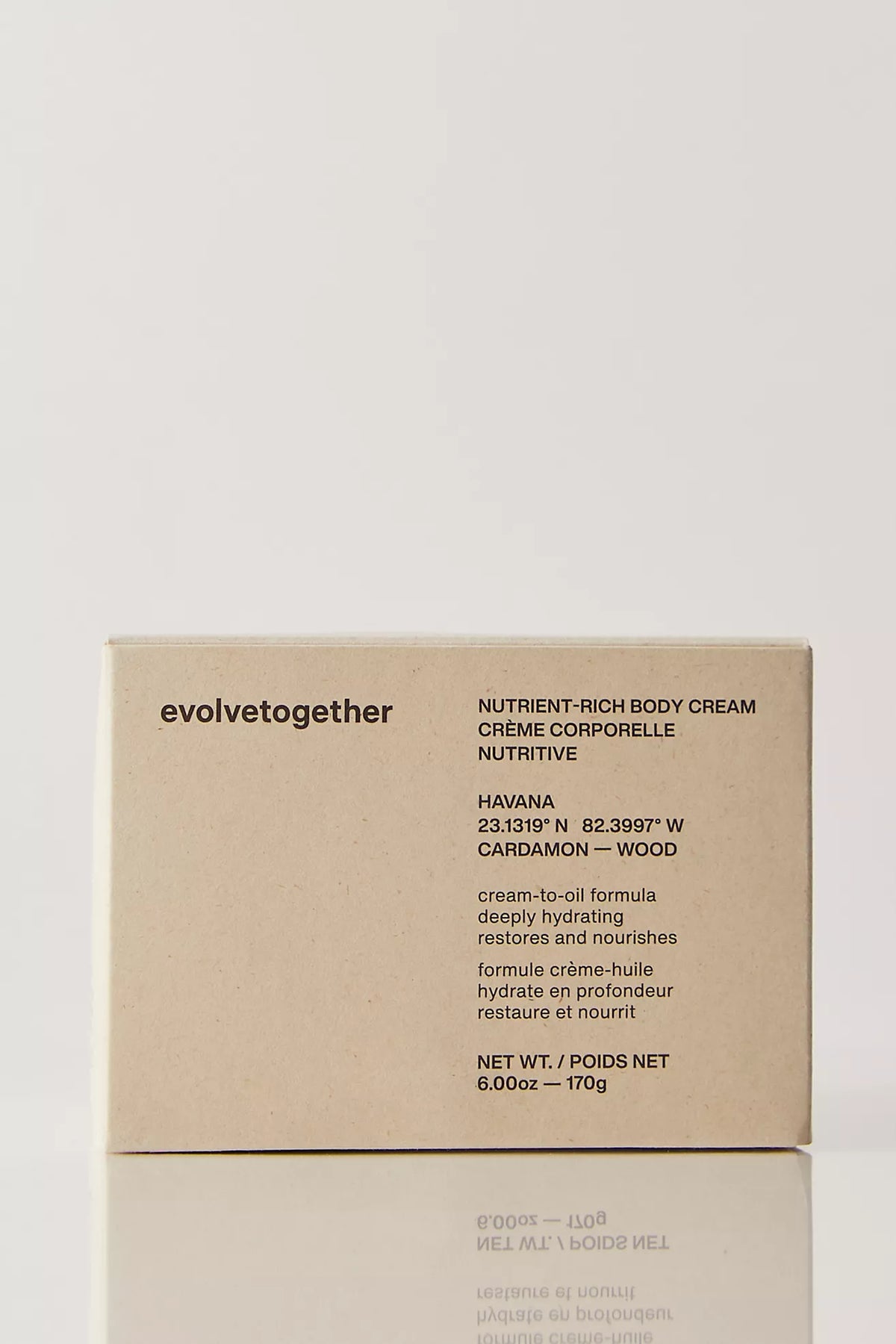 nutrient-rich body cream cardamom — wood